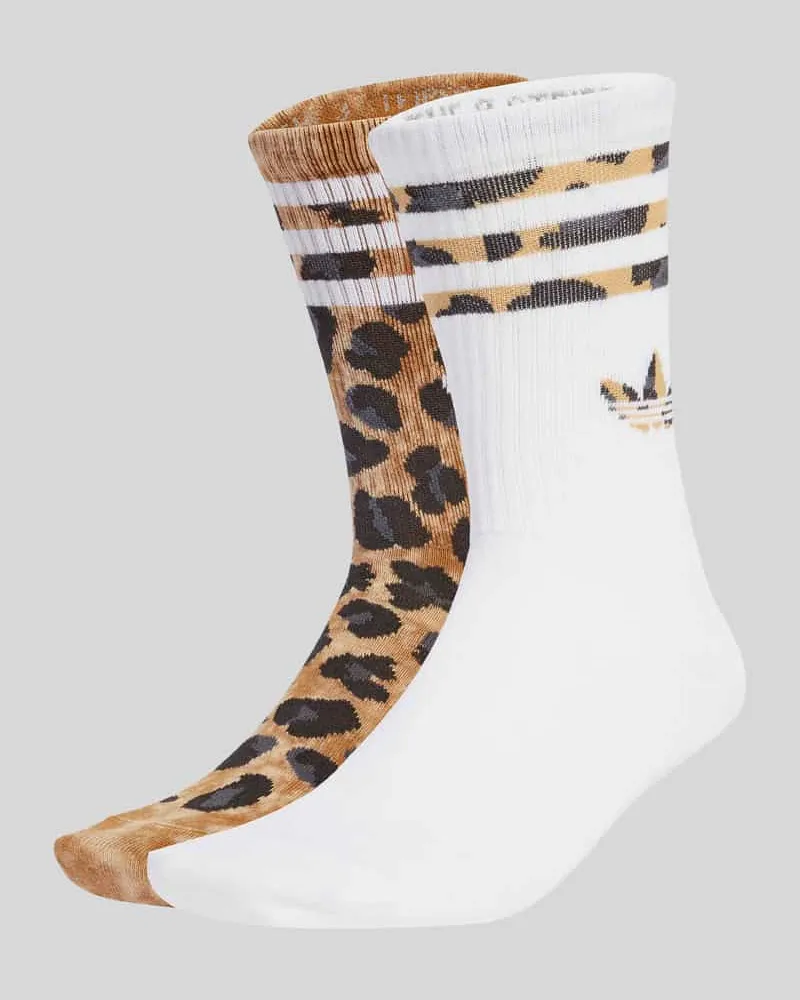 adidas Socken aus Baumwoll-Mix im 2er-Pack Beige