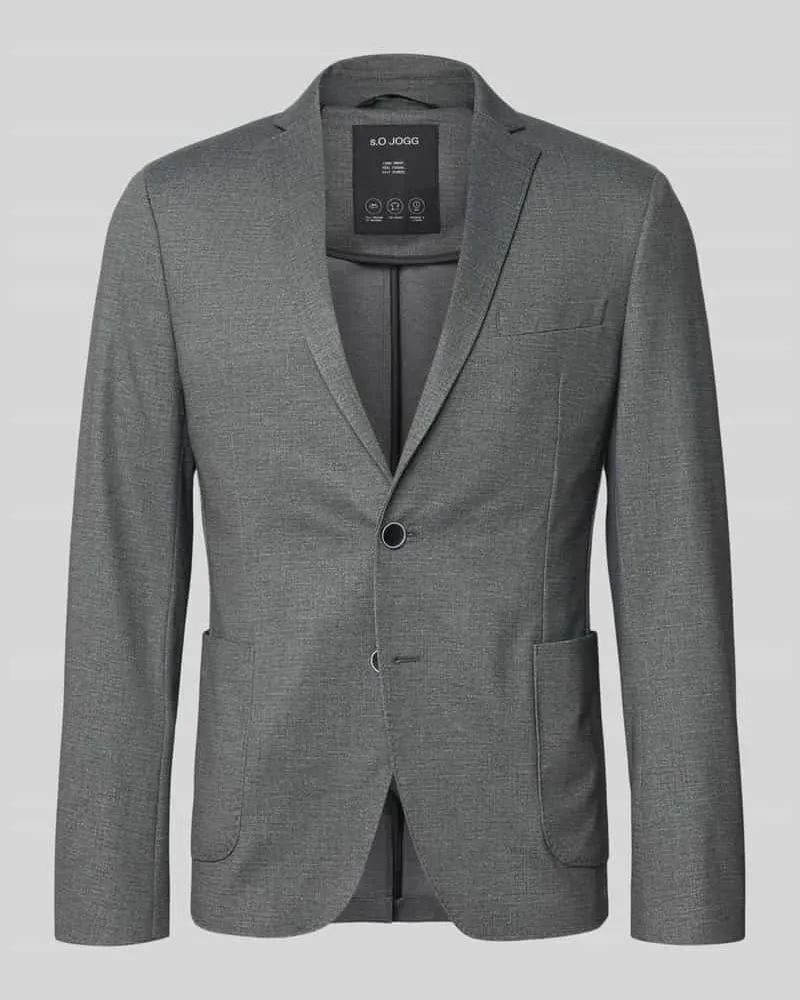 S.Oliver Slim Fit Anzugsakko mit Viskoseanteil 