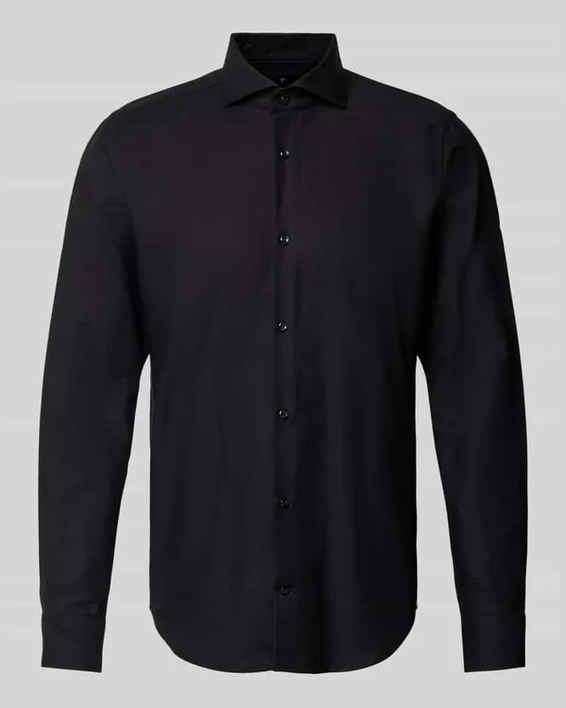 JOOP! Slim Fit Business-Hemd mit Strukturmuster 