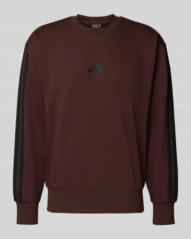 adidas Sweatshirt mit Label-Print 