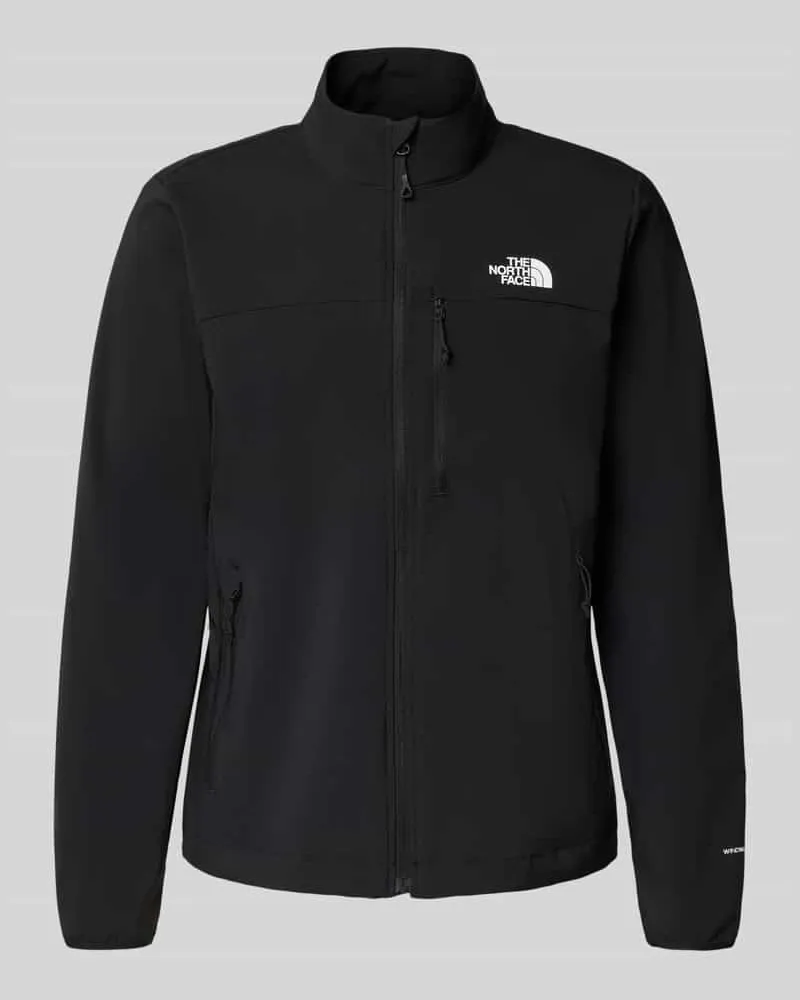 The North Face Jacke mit Stehkragen und Logo Black
