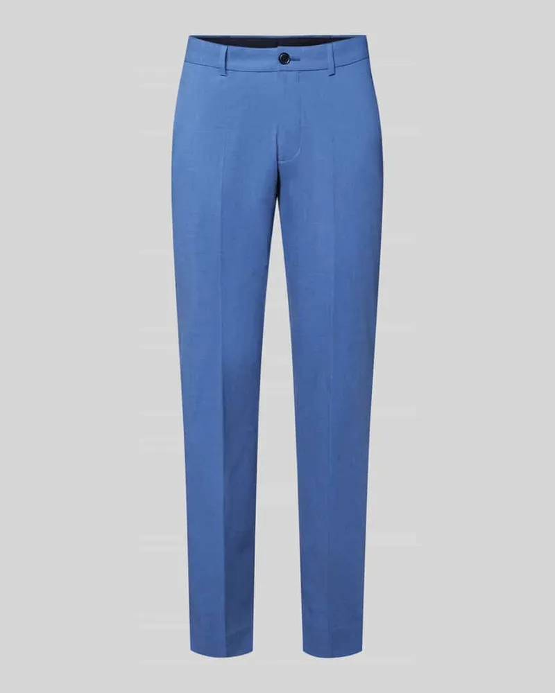 S.Oliver Slim Fit Anzughose mit Viskose-Anteil Blau