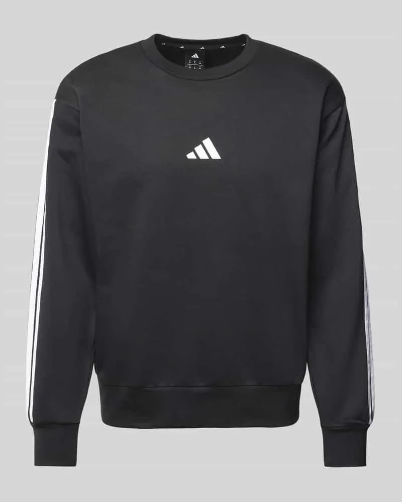 adidas Sweatshirt mit Label-Print 