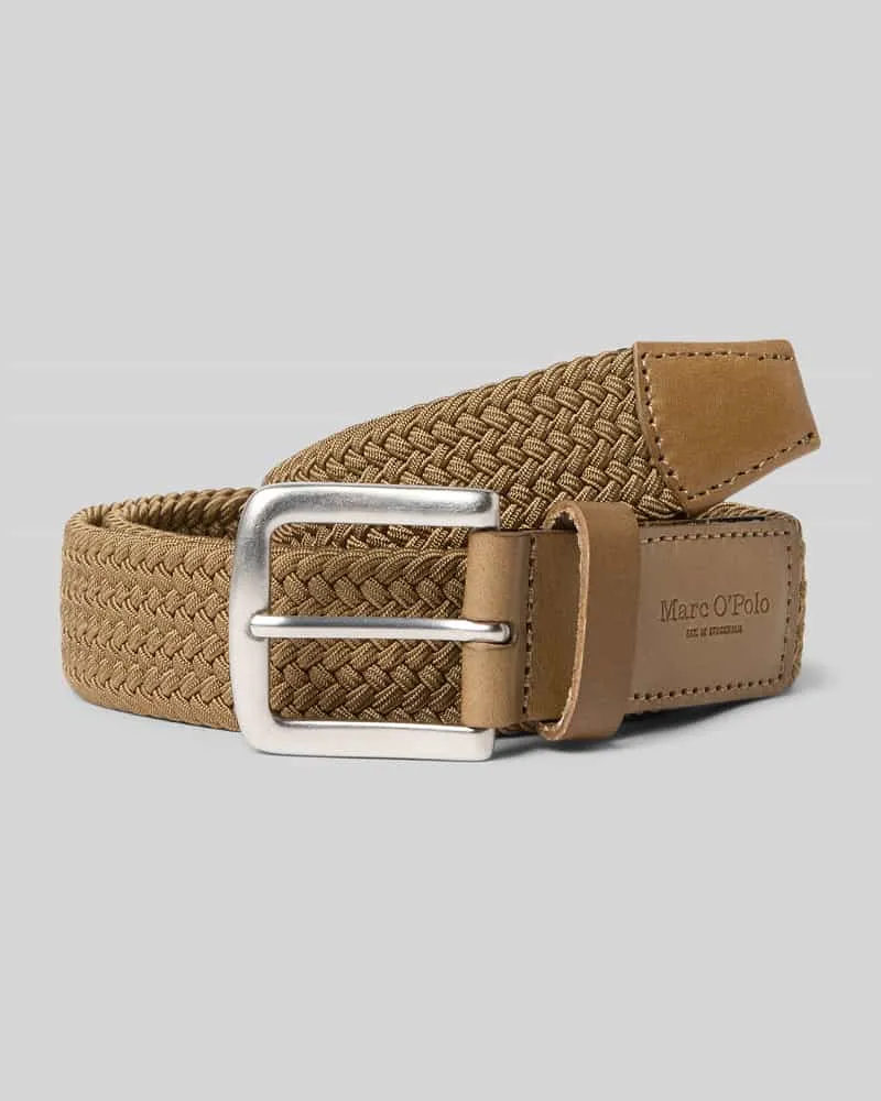 Marc O'Polo Gürtel mit Flechtmuster Sand