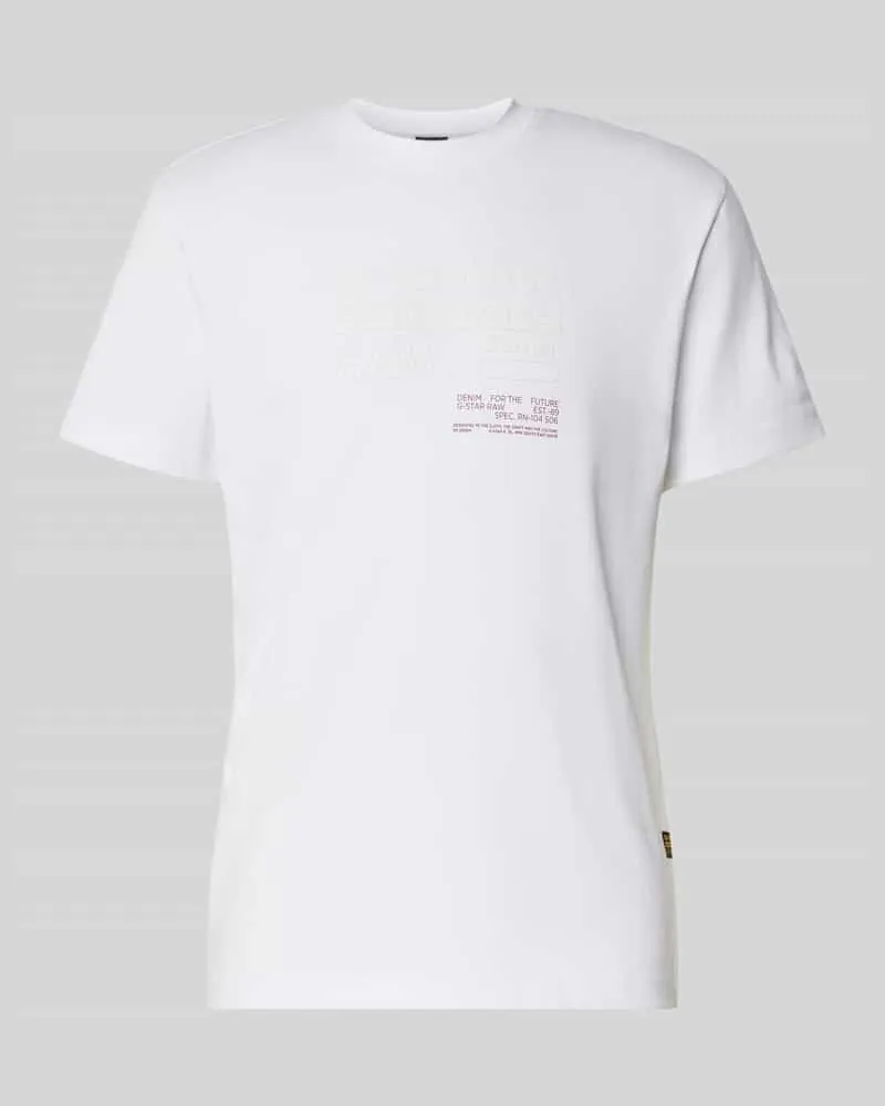 G-STAR RAW T-Shirt mit Label-Print Modell 'Originals 