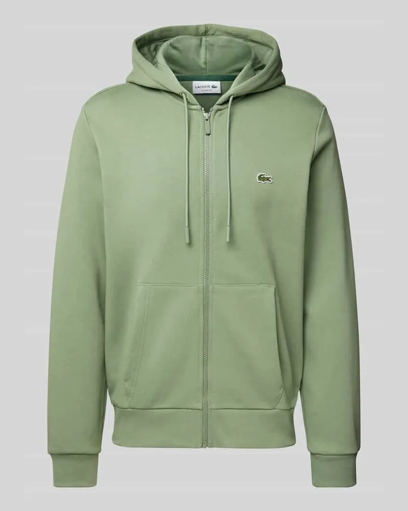 Lacoste Regular Fit Sweatjacke aus Baumwoll-Mix 