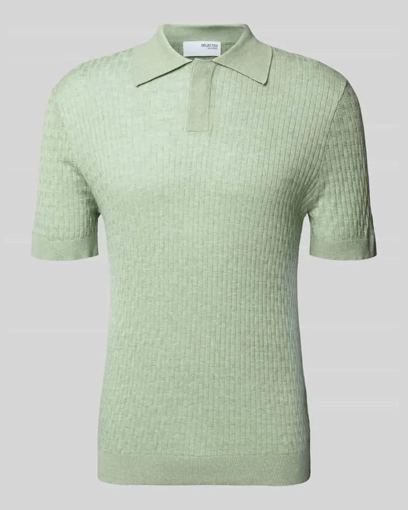 Selected Homme Regular Fit Poloshirt Baumwoll-Lyocell-Mix Modell 'CHANCE 