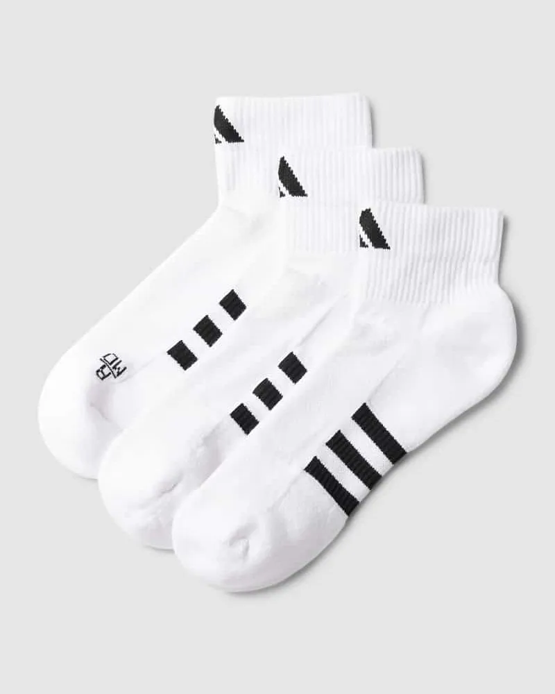 adidas Socken mit Label-Detail im 3er-Pack Weiss