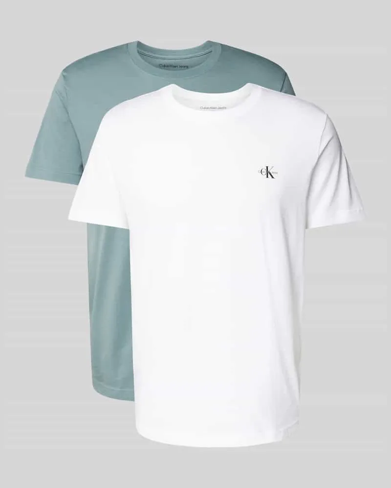 Calvin Klein Regular Fit T-Shirt aus reiner Baumwolle 