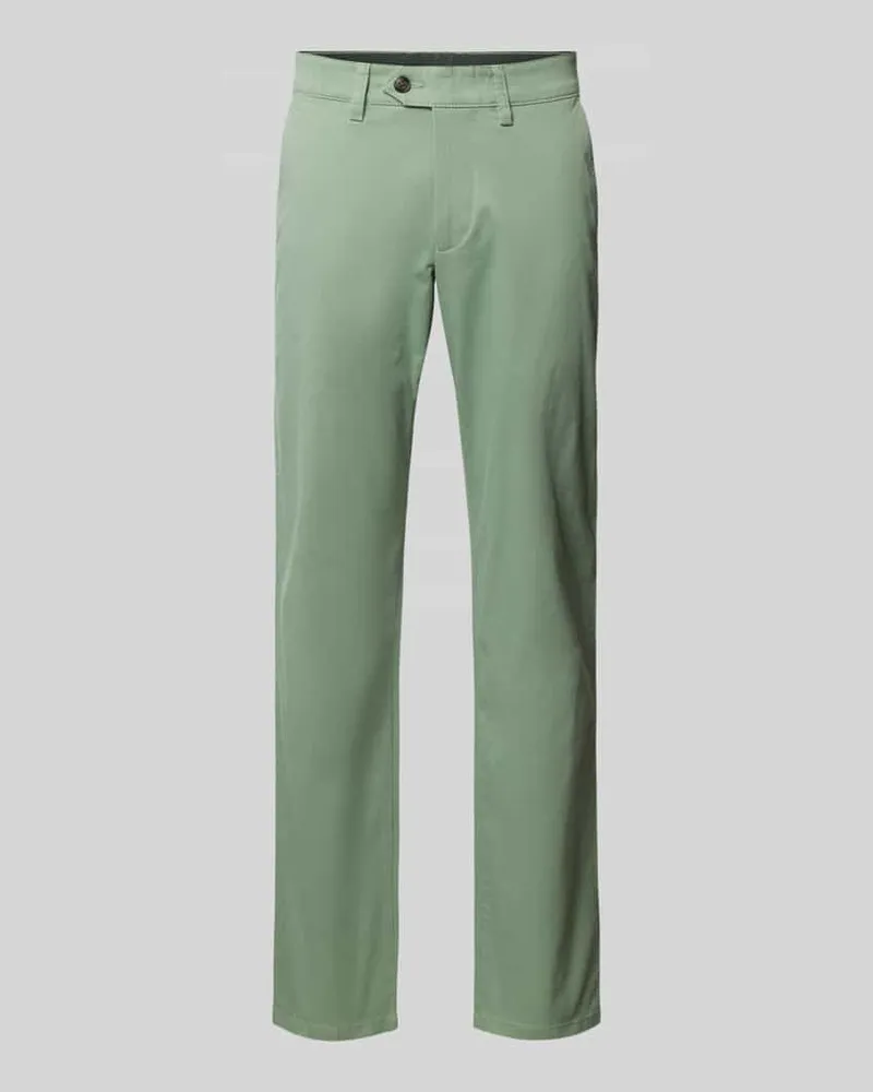 Christian Berg Stoffhose mit Gesäßtaschen Mint