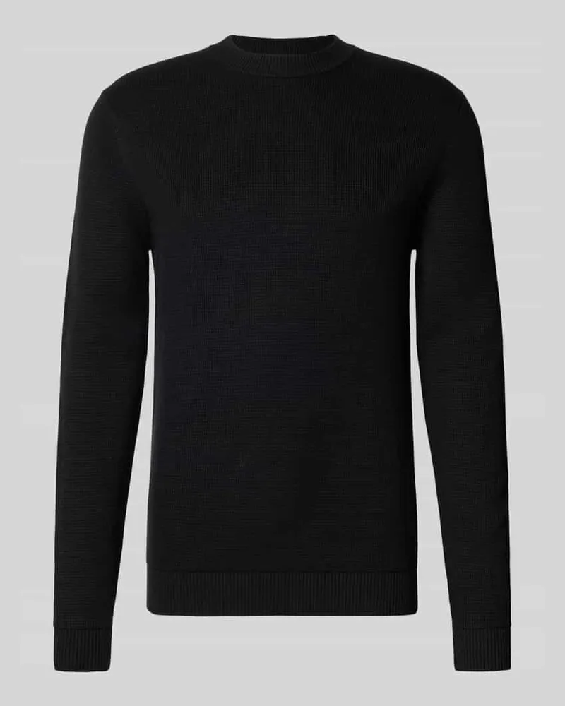 Selected Homme Regular Fit Strickpullover aus reiner Baumwolle Modell 'DANE 