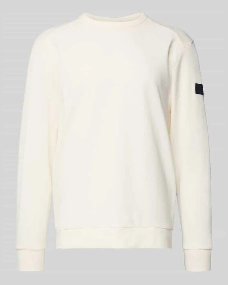 Tom Tailor Regular Fit Langarmshirt aus Baumwoll-Mix Offwhite