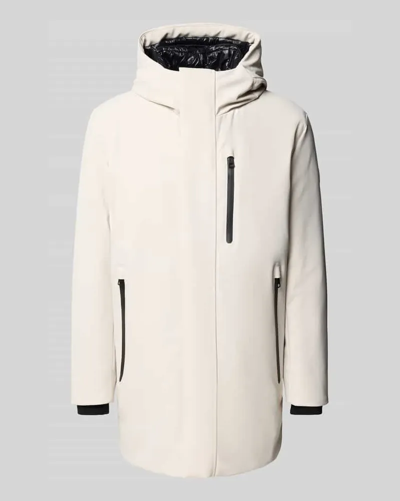 Strellson Regular Fit Parka mit Kapuze Modell 'FLEX CROSS Silber