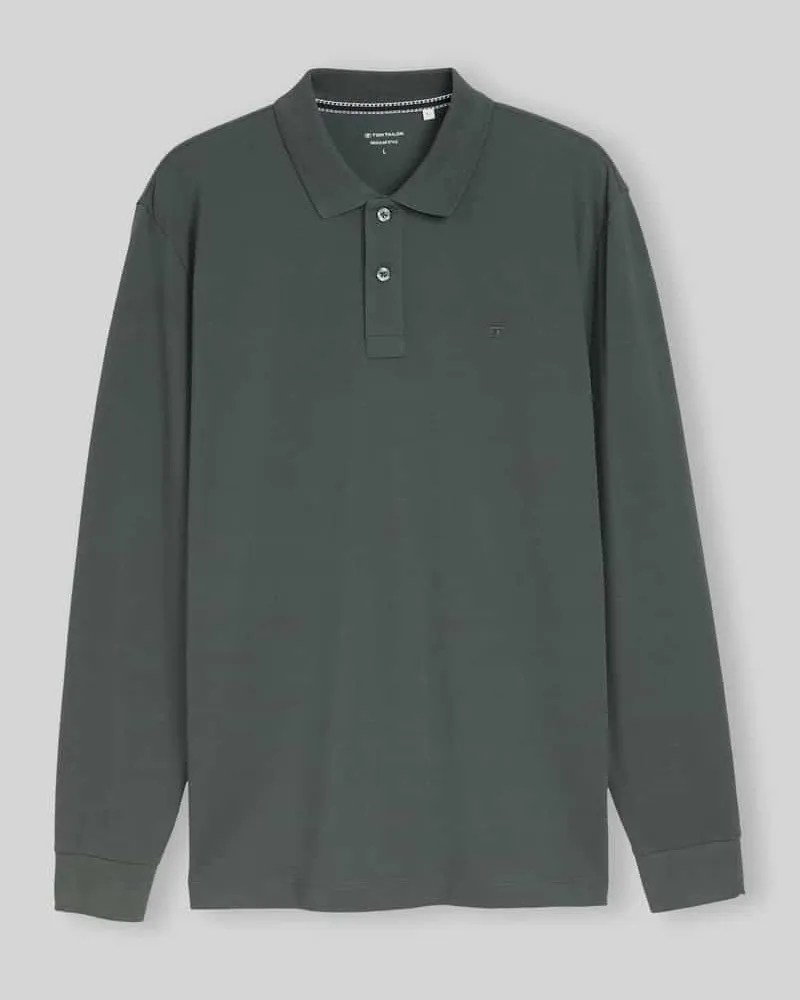 Tom Tailor Poloshirt mit Logo-Detail Oliv