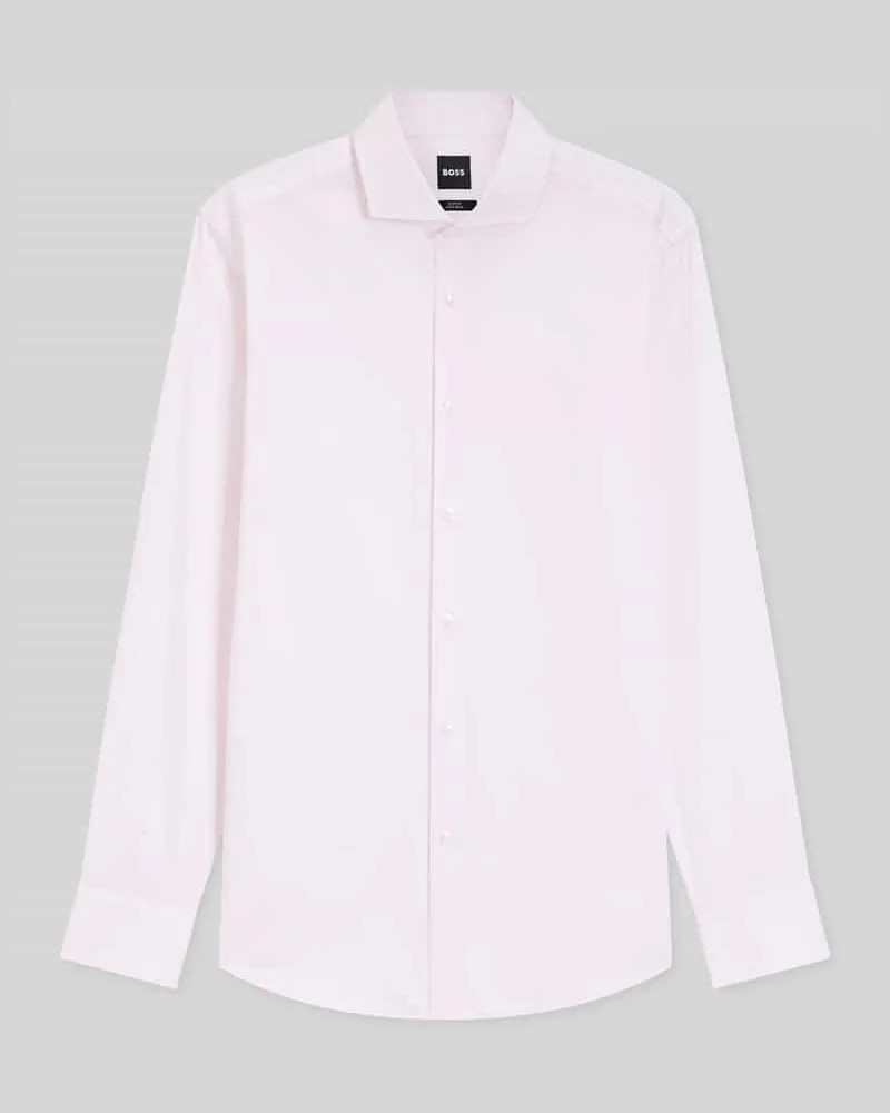 HUGO BOSS Slim Fit Businesshemd aus Baumwoll-Mix Modell 'HANK-SP Rose