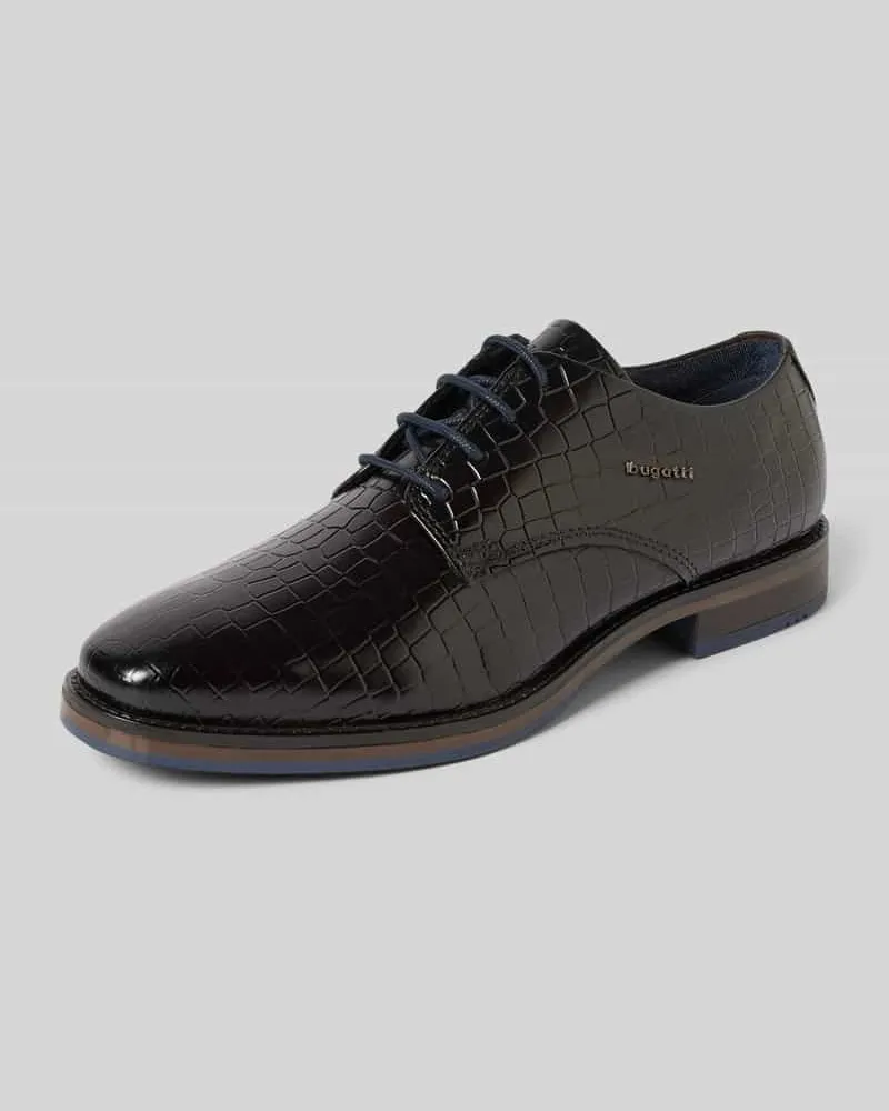Bugatti Schnürschuhe mit Label-Detail 