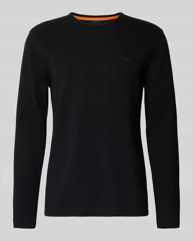HUGO BOSS Regular Fit Langarmshirt mit Waffelstruktur Modell 'TEMPESTO 