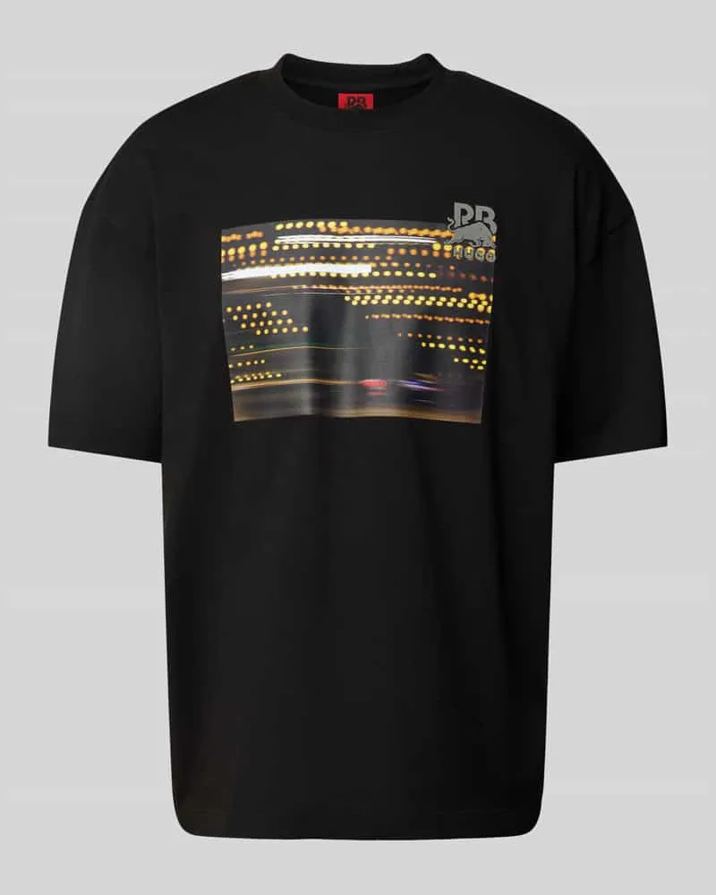 HUGO BOSS T-Shirt mit Motiv-Print Modell 'Daveley 