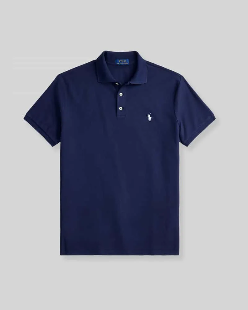 Ralph Lauren Regular Fit Poloshirt aus reiner Baumwolle Marine