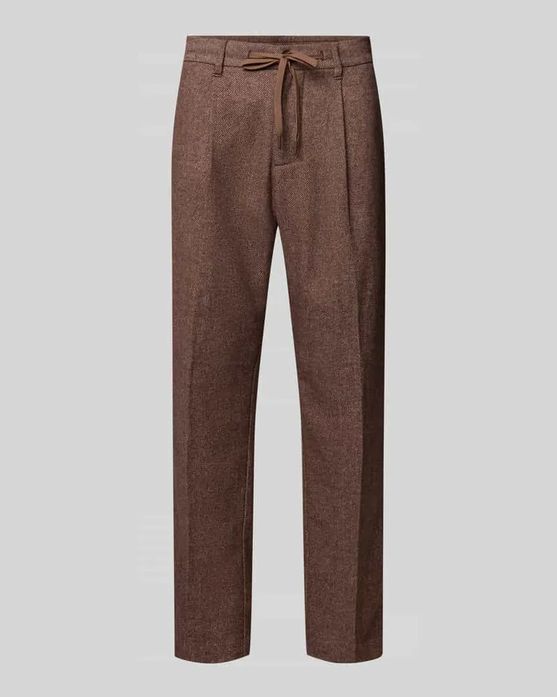 Selected Homme Tapered Hose aus Woll-Anteil Modell 'LEROY 