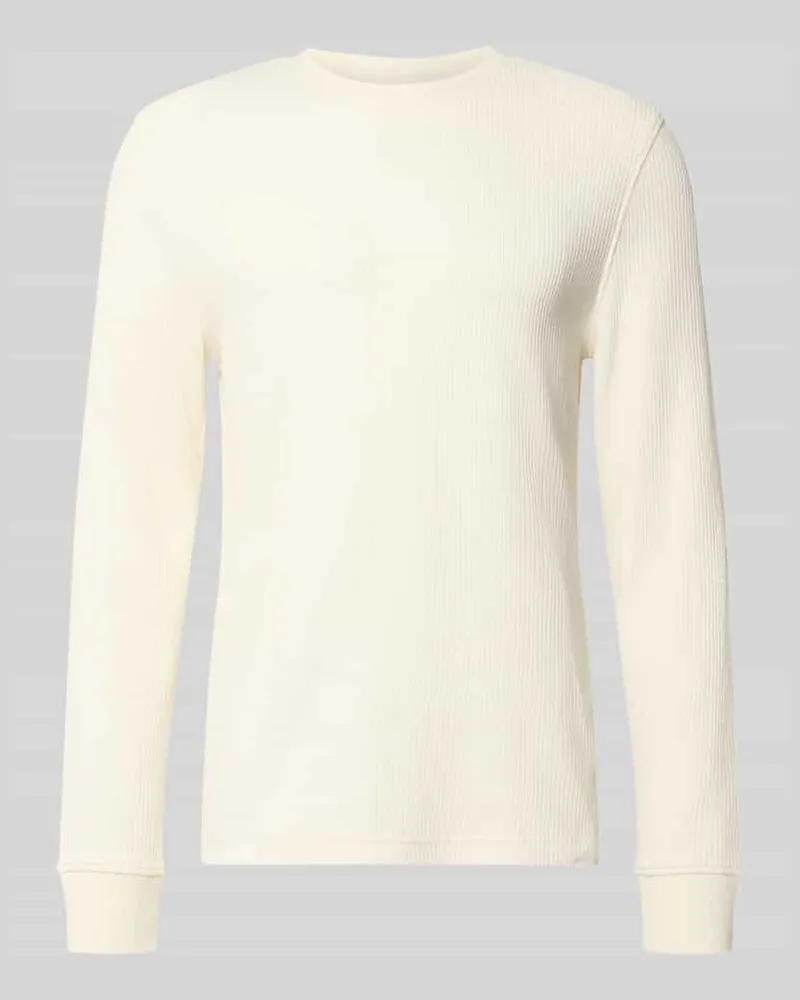 McNeal Longsleeve mit Ripp-Struktur Modell 'MORO Sand
