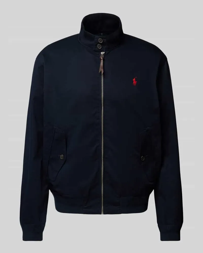 Ralph Lauren Windbreaker mit Logo-Stitching Blau