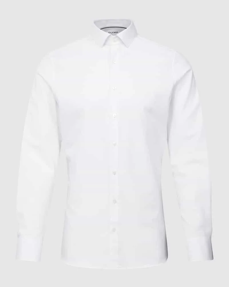 Olymp Slim Fit Businesshemd aus Baumwoll-Mix 