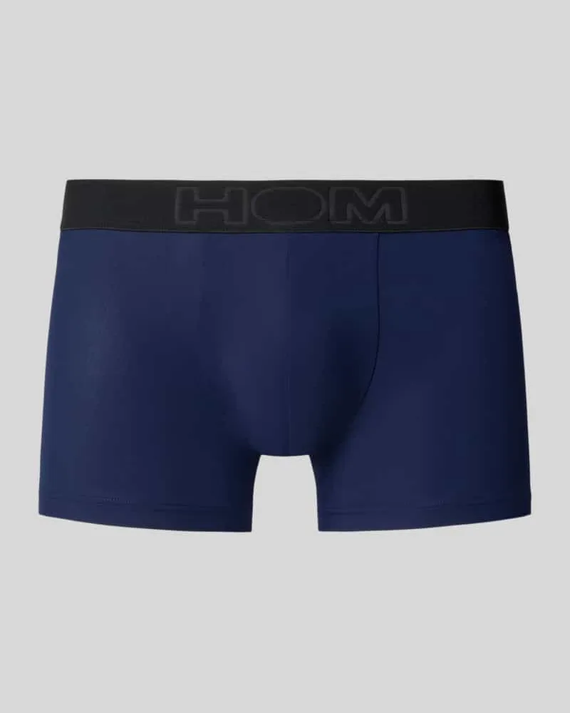 HOM Boxershorts mit elastischem Logo-Bund im 3er-Pack Marine
