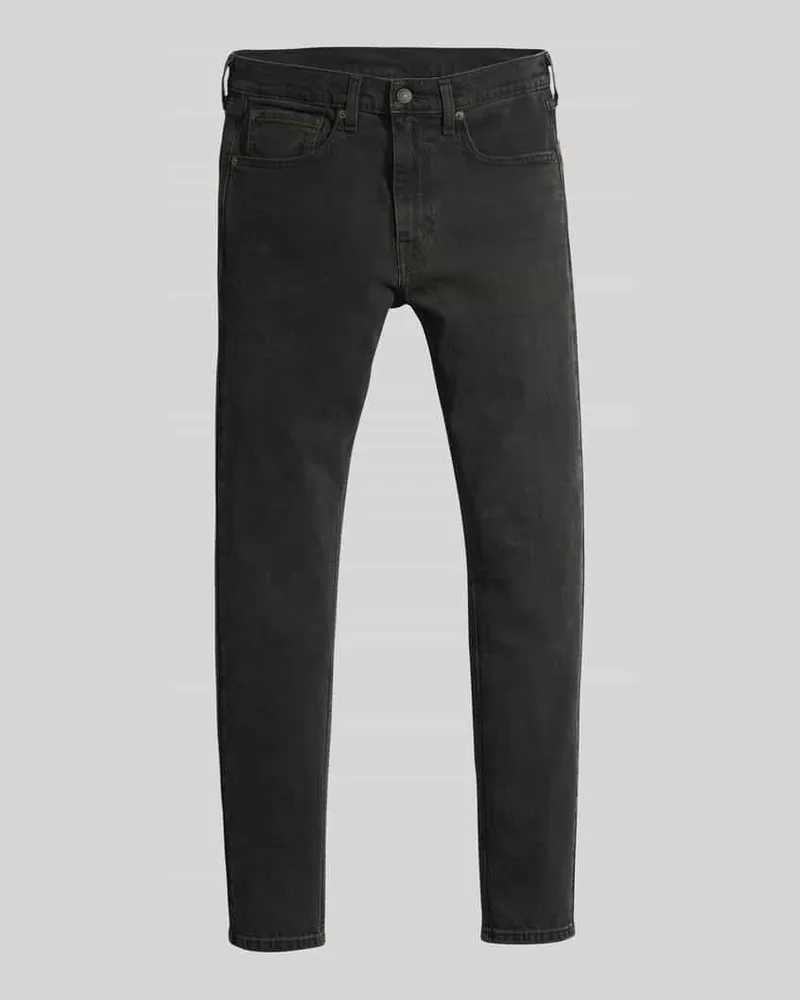 Levi's Slim Fit Jeans aus Baumwoll-Mix Modell '515™ SLIM TAPER Anthrazit