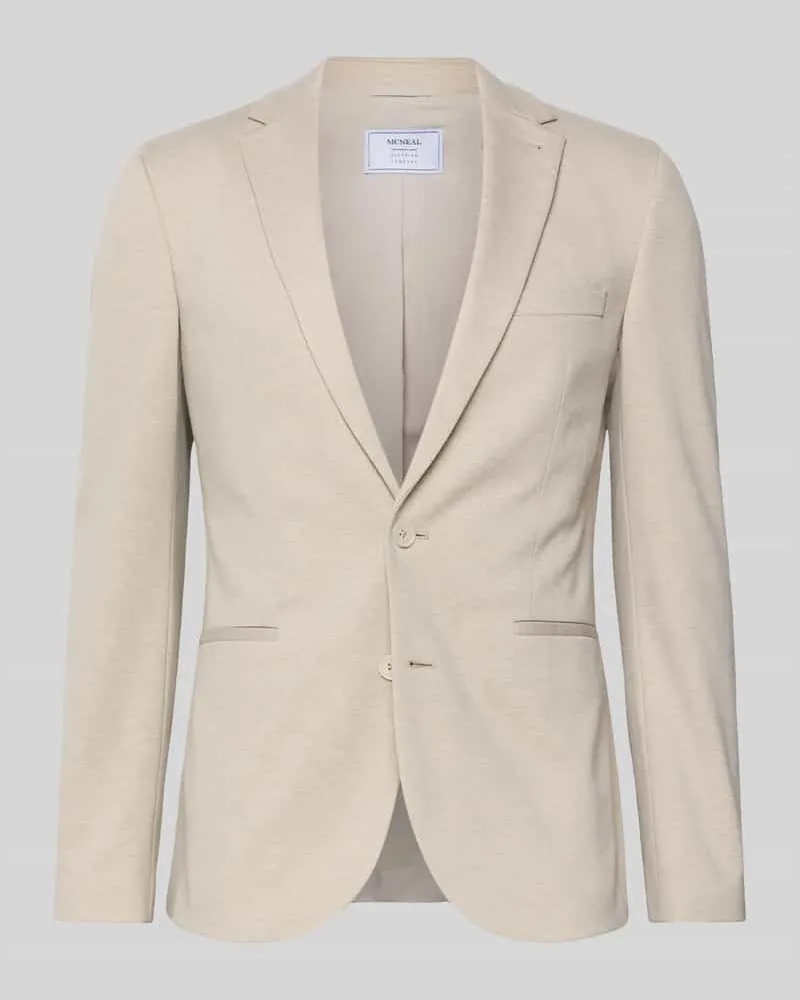 McNeal 2-Knopf-Sakko mit Reverskragen Beige