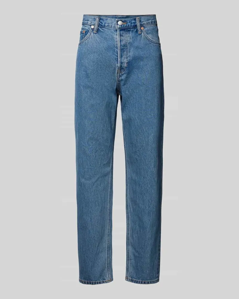 Weekday Relaxed Fit Jeans im 5-Pocket-Design Modell 'Barrel 