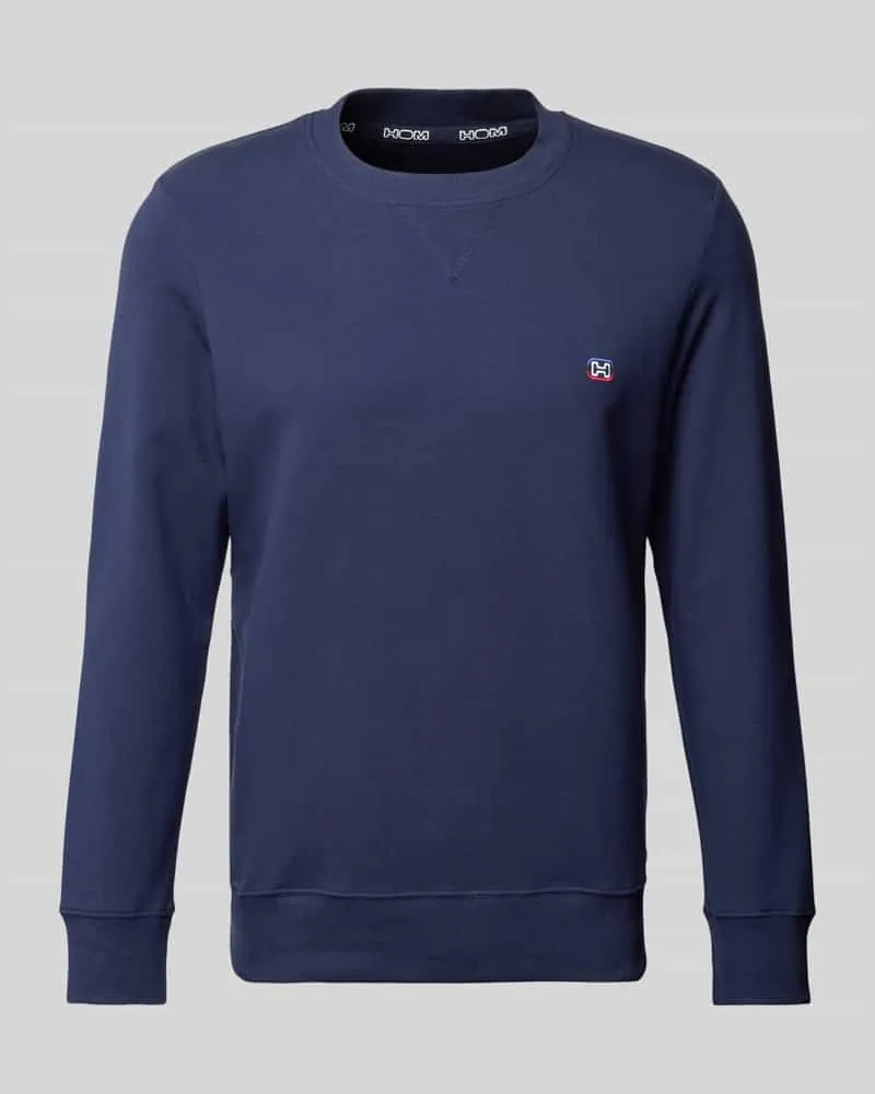 HOM Sweatshirt mit Label-Stitching 