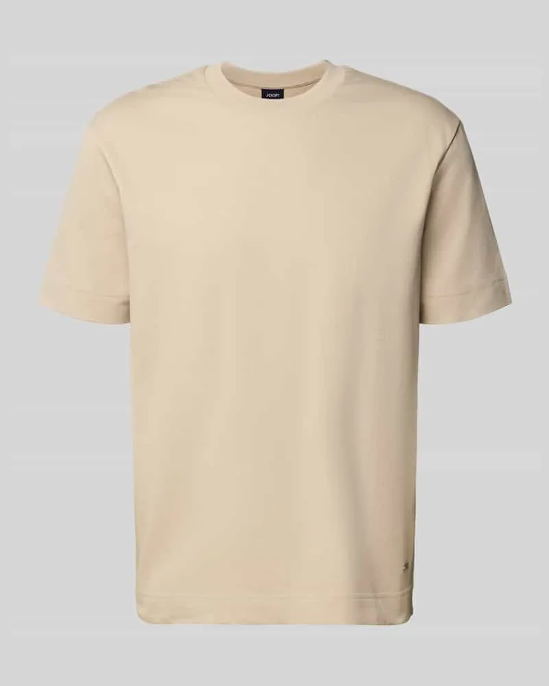 JOOP! T-Shirt mit Label-Detail Modell 'Achilleas Sand