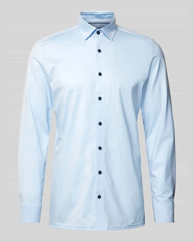 Olymp Modern Fit Businesshemd mit Kentkragen Hellblau