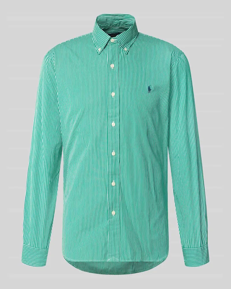 Ralph Lauren Custom Fit Freizeithemd aus reiner Baumwolle Gruen