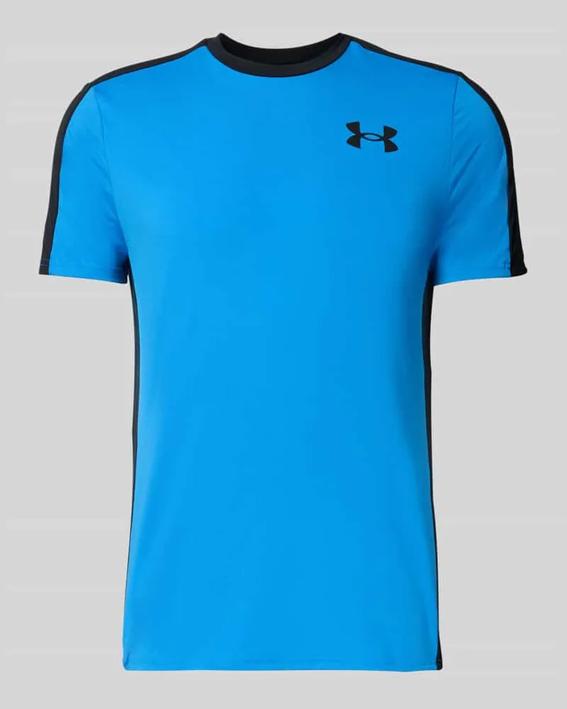 Under Armour T-Shirt mit geripptem Rundhalsausschnitt 
