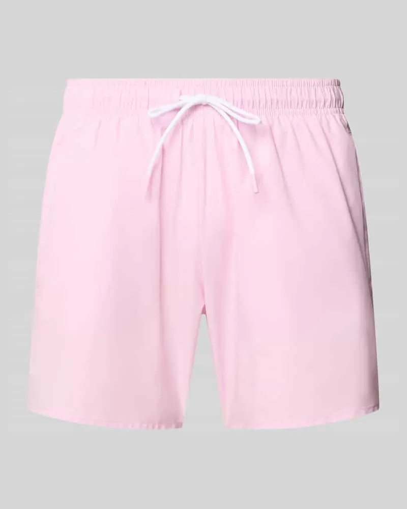 HUGO BOSS Regular Fit Badeshorts mit Logo-Details Modell 'ICONIC Rosa
