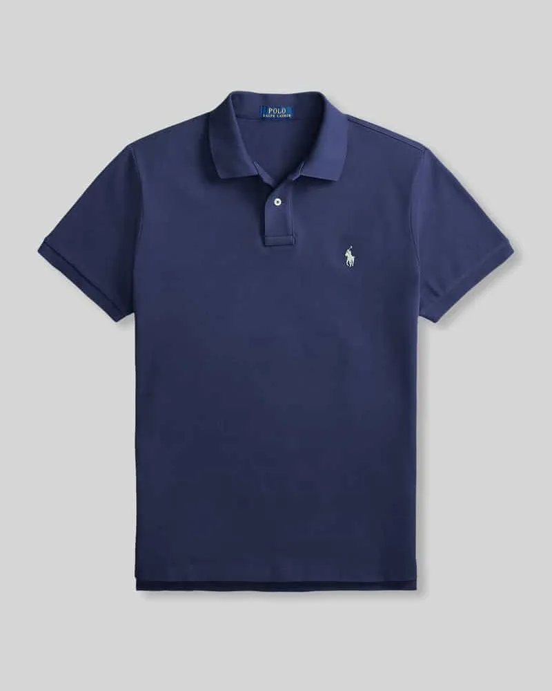 Ralph Lauren Regular Fit Poloshirt aus reiner Baumwolle Marine