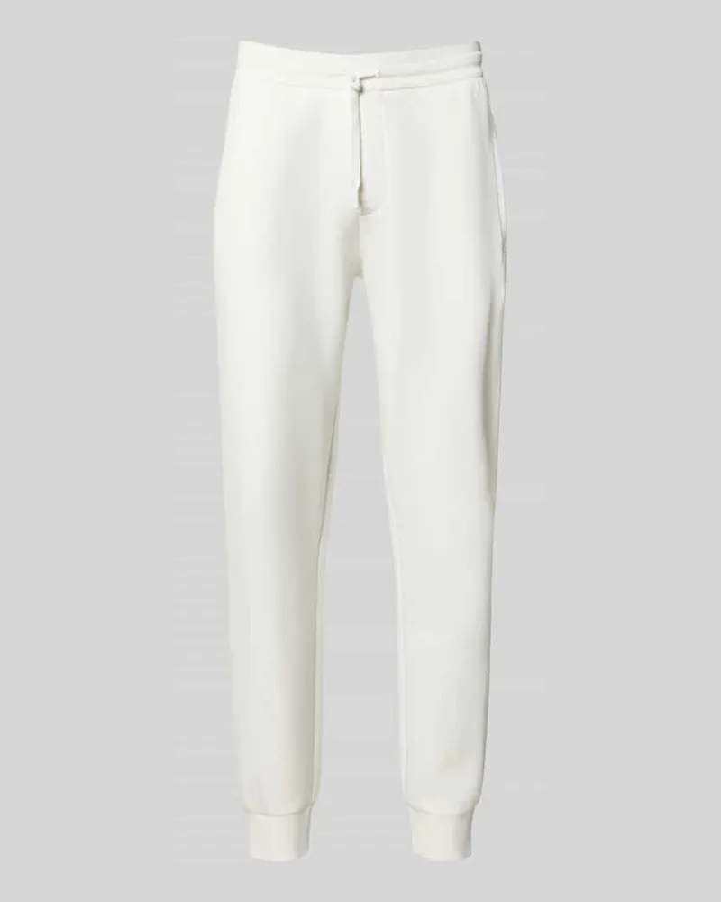 Armani Exchange Sweatpants mit elastischem Bund Weiss