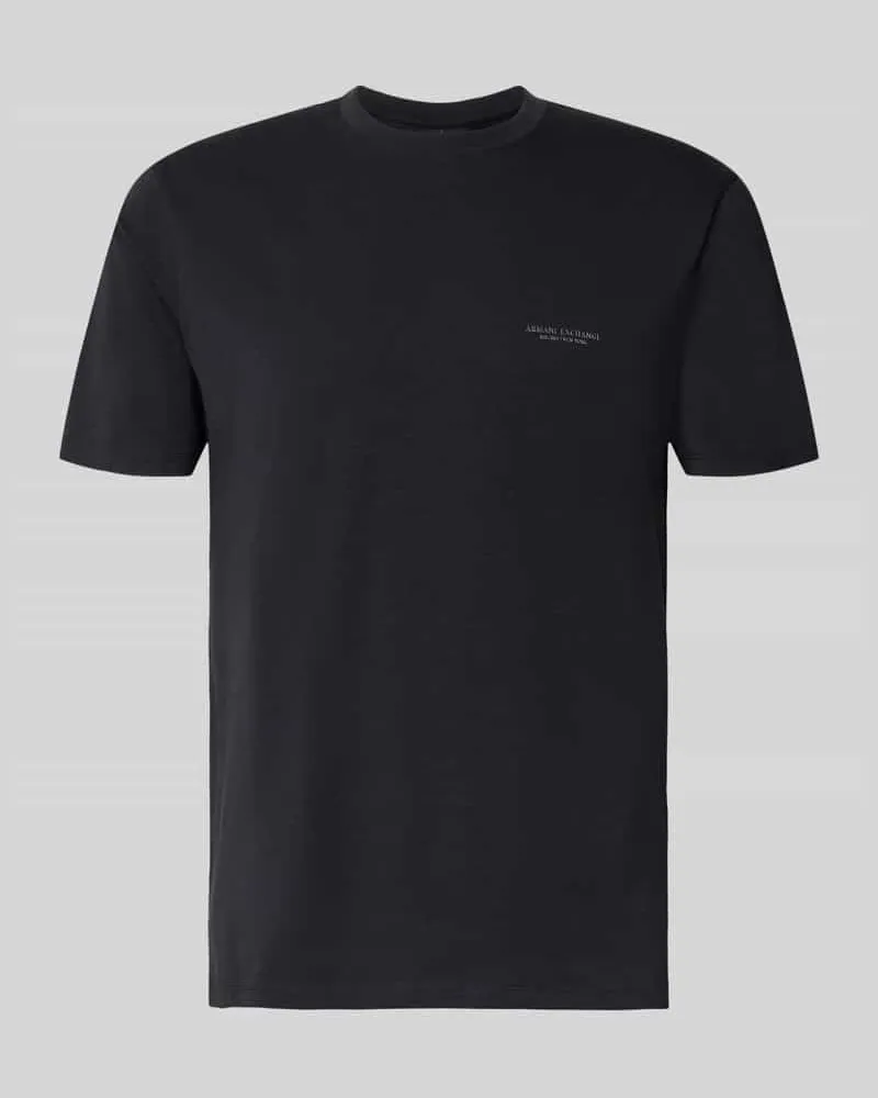 Armani Exchange Extra Slim Fit T-Shirt mit Rundhalsausschnitt Marine