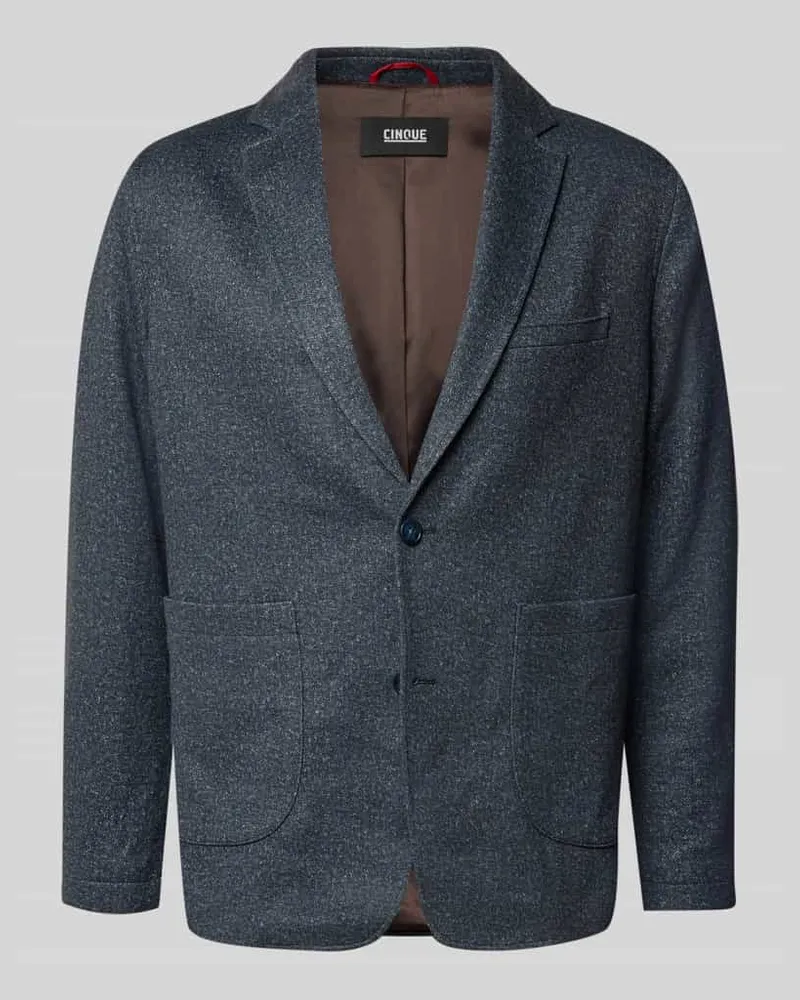 cinque Regular Fit Sakko mit aufgesetzten Taschen Modell 'Monza Blau