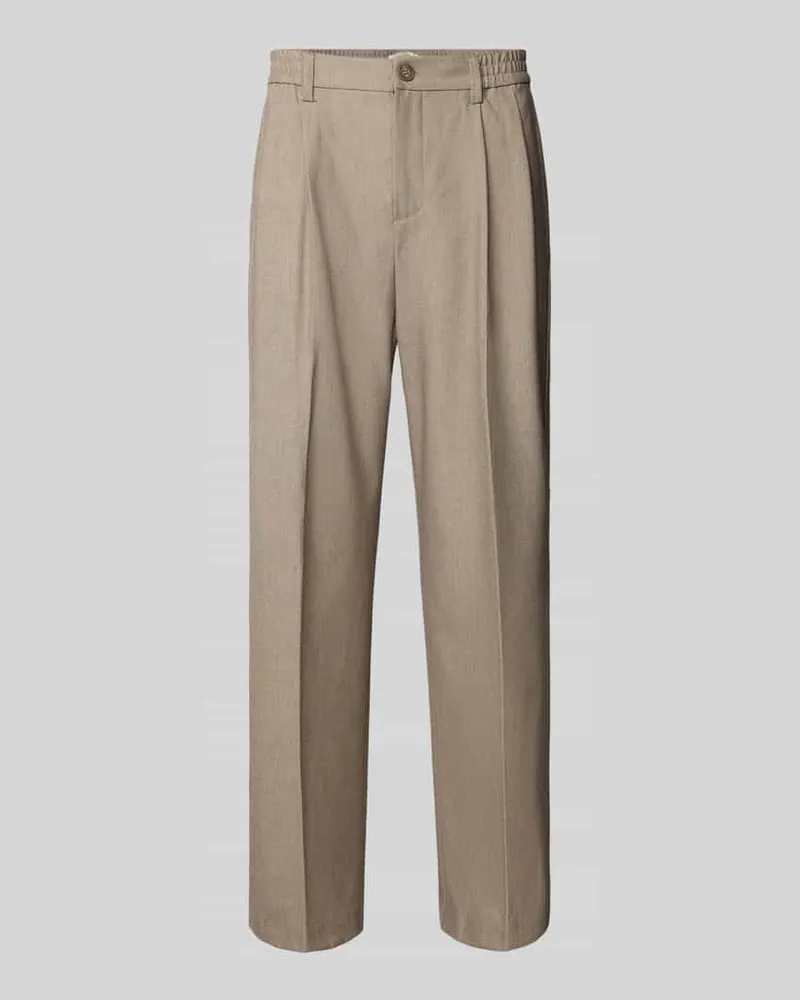 Casual Friday Regular Fit Stoffhose mit Bundfalten Modell 'Grant 