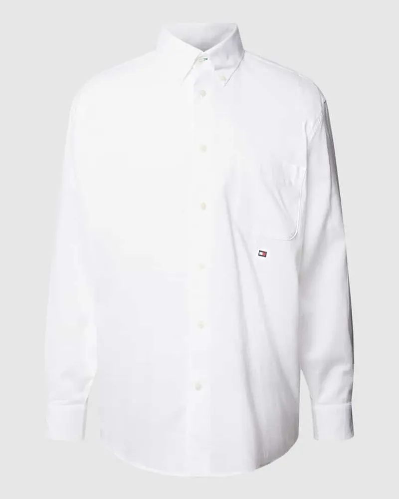 Tommy Hilfiger Freizeithemd mit Button-Down-Kragen 