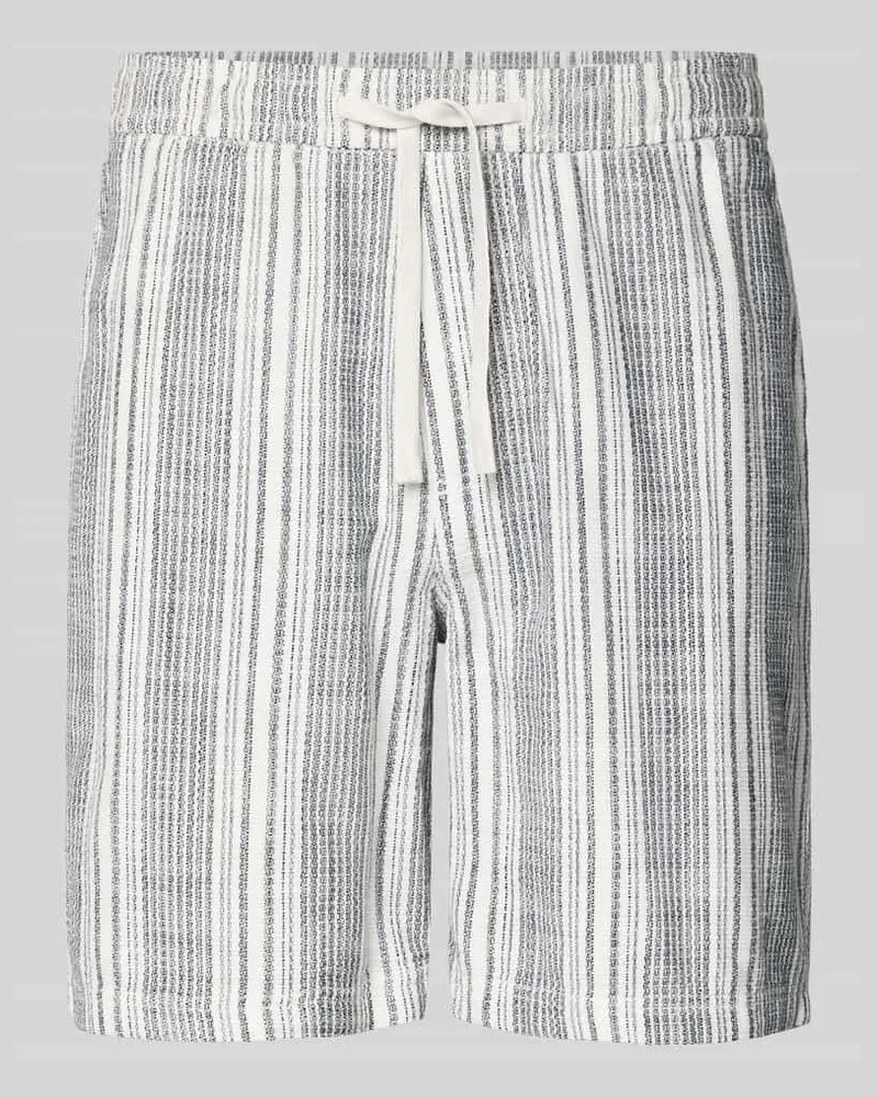 S.Oliver Relaxed Fit Shorts aus reiner Baumwolle Marine