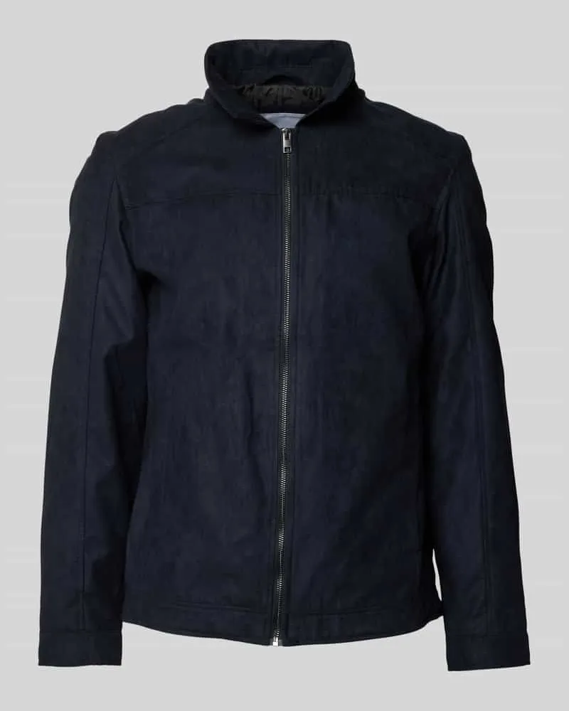 Jack & Jones Regular Fit Jacke mit Umlegekragen Modell 'Dylan Black