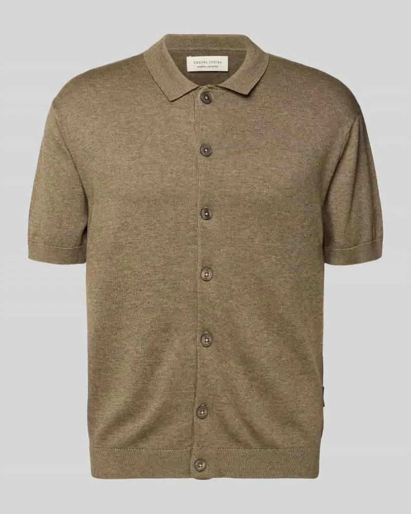 Casual Friday Freizeithemd mit 1/2-Arm Modell 'BELLS Schoko
