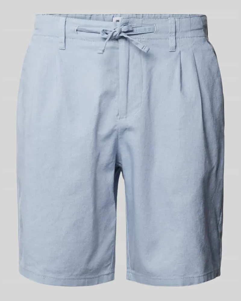 Only & Sons Regular Fit Shorts aus Baumwoll-Mix mit Leinen-Anteil Modell 'LARGO 