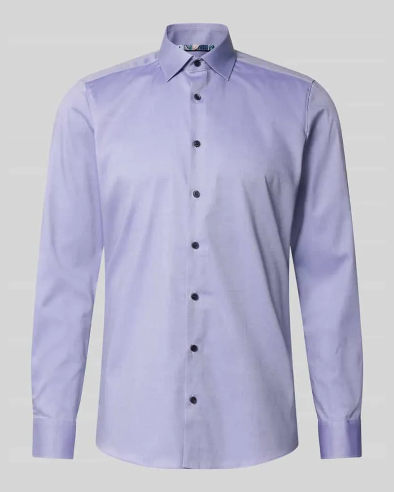 Olymp Slim Fit Business-Hemd mit Kentkragen 