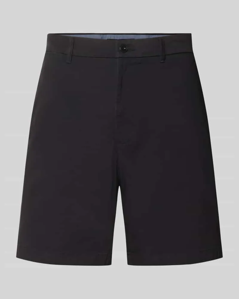 Tommy Hilfiger Chinoshorts aus Baumwoll-Mix Modell 'DOVER Black