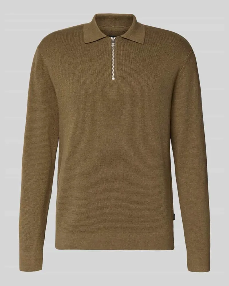 Jack & Jones Strickpullover mit gerippten Abschlüssen Modell 'MILANO 